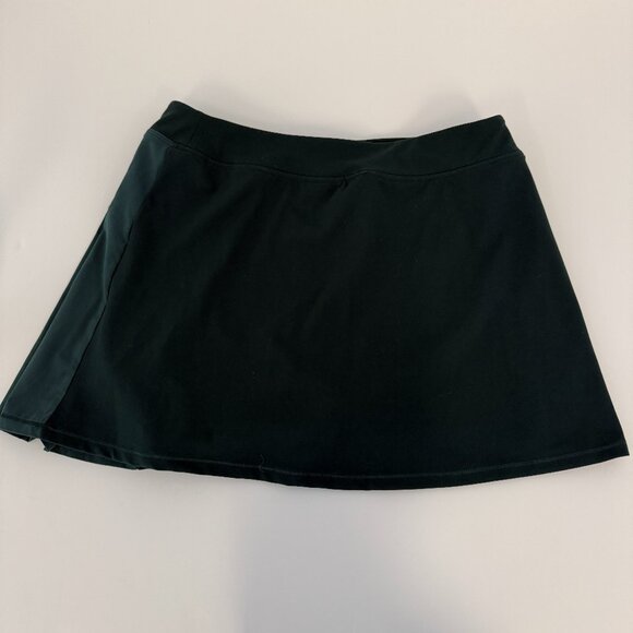 Vuori Forest Green Side Pleated Tennis Skirt Athletic Athleisure - Picture 2 of 4